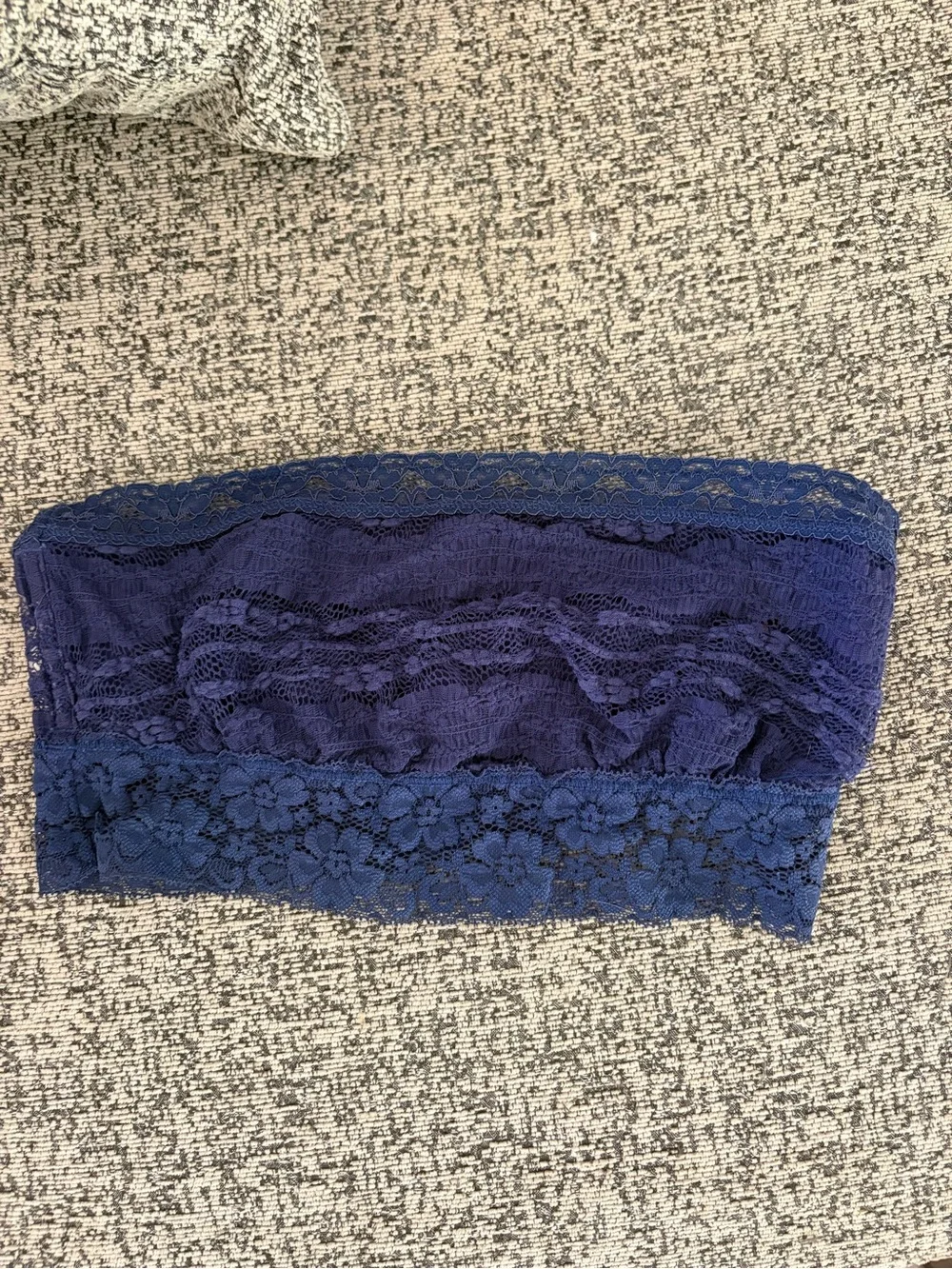 Free People Dark Blue Lace Bandeau
